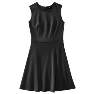 Mossimo Petities Fit and Flare Scuba Dress   Black XS