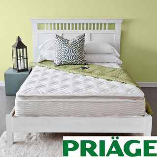 Priage Pillow Top 10 inch King size Icoil Spring Mattress (KingSet includes MattressTop layer construction Quilted with 1 inch of support foam and fiber paddingSecond layer construction 1.5 inch layer of high density foam Third layer construction 7.5 