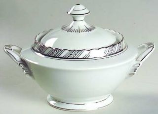 Franconia   Krautheim Palladina Sugar Bowl & Lid, Fine China Dinnerware   White