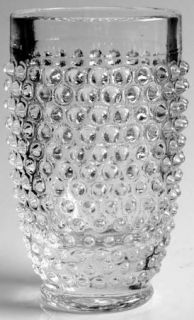 Smith Glass  Hobnail Clear 10 Oz Flat Tumbler   Hobnail Design On Bowl, Clear