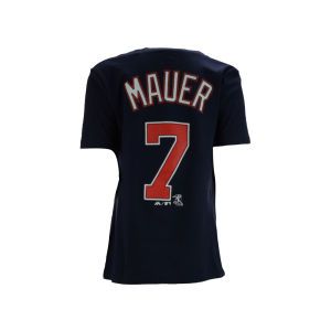 Minnesota Twins Joe Mauer Majestic MLB Youth Official Player T Shirt