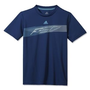 adidas Youth F50 Poly T Shirt (Navy)