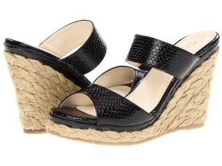 Christin Michaels Zina Womens Slide Shoes (Black)