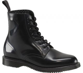 Womens Dr. Martens Drury Lace Boot   Black Polished Smooth Boots