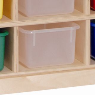 Steffy 20 Tray Cubby Storage with Tray SWP9012T Tray Color Clear