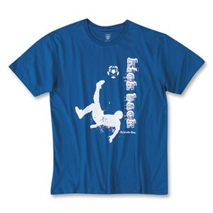 hidden Kick Back Soccer T Shirt (Royal)