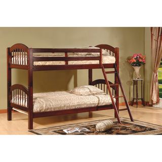 Arched Twin Esprit Cherry Finish Bunk Bed