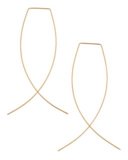 Gold Fill Geometric Drop Earrings