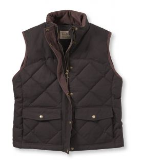 Womens Waxed Cotton Down Vest