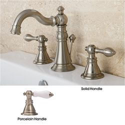 American Patriot Satin Nickel Widespread Bathroom Faucet