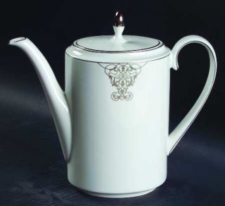Wedgwood Imperial Scroll Coffee Pot & Lid, Fine China Dinnerware   Vera Wang,Pla