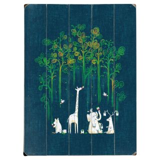 Artehouse Re Pain The Forest Wood Panel by Budi Satria Multicolor   0004 3131 26