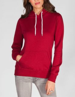 Essential Womens Hoodie Claret In Sizes X Large, Medium, Large, X Sma