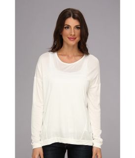 KUT from the Kloth Sara Top Womens Long Sleeve Pullover (White)