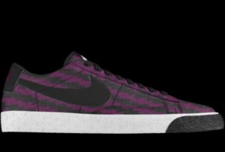 Nike Blazer Low iD Custom Kids Shoes (3.5y 6y)   Purple