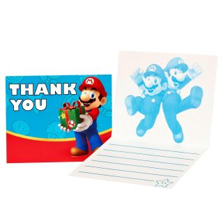 Super Mario Party Thank You Notes