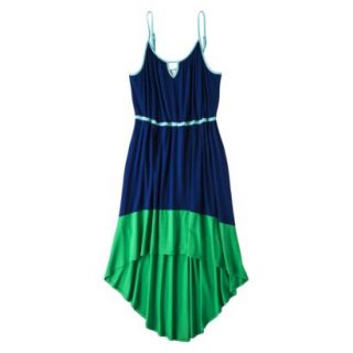 Merona Womens Plus Size Sleeveless High Low Maxi Dress   Blue/Aqua 1