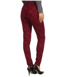 Jag Jeans Chloe Low Rise Skinny Kingston Plaid Printed Sanded Twill Womens Jeans (Red)