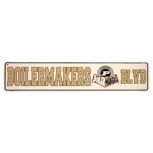 Purdue Boilermakers Team Street Sign