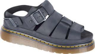 Mens Dr. Martens Flash Fisherman Sandal Rugged   Black Wyoming Sandals