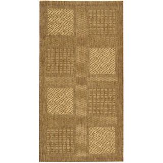 Indoor/ Outdoor Lakeview Brown/ Natural Rug (27 X 5)