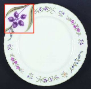 Royal Worcester Fleuri Dinner Plate, Fine China Dinnerware   Multicolor Flowers