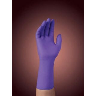 KIMBERLY CLARK Purple Nitrile Xtra Exam Gloves, Medium, 12 In Length