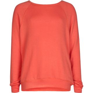 Essential Girls Cozy Sweatshirt Coral In Sizes X Small, Small, Large,