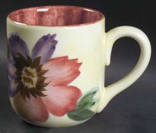 Pfaltzgraff Flower Market Mug, Fine China Dinnerware   Multicolor Handpainted Fl