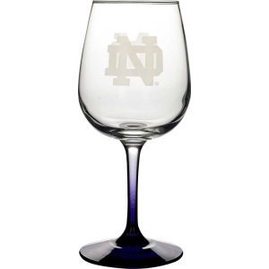 Notre Dame Fighting Irish Boelter Brands Satin Etch Wine Glass