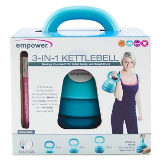 Empower 3 in 1 Kettlebell Multicolor   MP 3129R