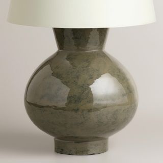 Gray Ceramic Table Lamp Base   World Market