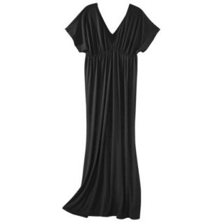 Merona Petites Short Sleeve Maxi Dress   Black XLP