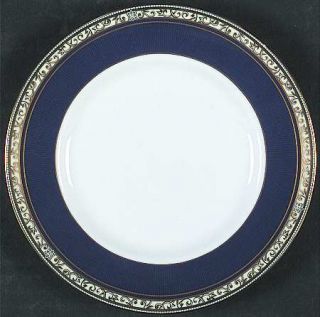 Wedgwood Rococo Bread & Butter Plate, Fine China Dinnerware   Fine Bone,Cobalt B