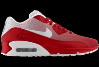 Nike Air Max 90 EM (England) iD Custom Mens Shoes   Red
