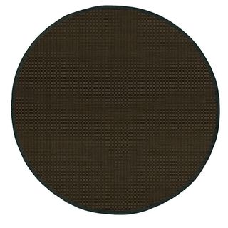 Recife Saddle Stitch Black Rug (86 Round) (BlackSecondary colors Natural beigePattern StripeTip We recommend the use of a non skid pad to keep the rug in place on smooth surfaces.All rug sizes are approximate. Due to the difference of monitor colors, s