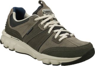 Mens Skechers Relaxed Fit Biped Big Ticket   Gray/Navy Sneakers