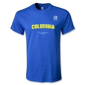 Euro 2012   FIFA U 20 World Cup 2013 Colombia T Shirt (Royal)