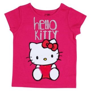 Hello Kitty Infant Toddler Girls Short sleeve Tee   Fun Pink 12 M