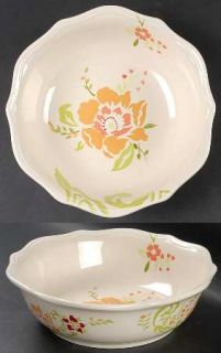 Better Homes and Gardens Citrus Blossoms 10 Round Vegetable Bowl, Fine China Di
