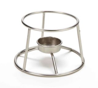 American Metalcraft 5 in Round Mini Fondue Pot Stand, Stainless