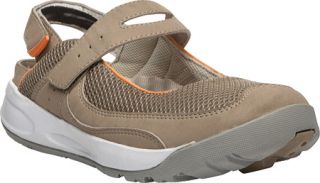 Womens Propet Scamper   Taupe/Orange Casual Shoes