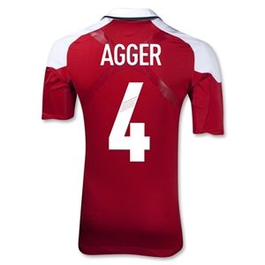 adidas Denmark 12/13 AGGER Authentic Home Jersey