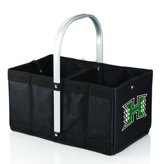 University Of Hawaii Warriors Black Urban Picnic Basket (Black/ University of University of Hawaii logoOpen 8.5 inches high x 9.5 inches wide x 15.8 inches longFolded 15 inches high x 2.3 inches wide x 10 inches long )