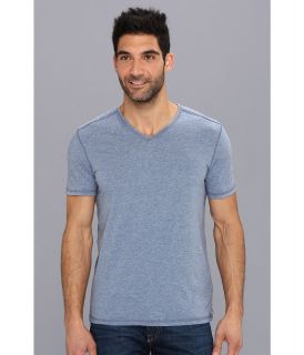 Calvin Klein Jeans S/S Modern Slub Neppy V Neck Mens T Shirt (Blue)
