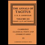 Annals of Tacitus Volume 2 Annals 1 55 81