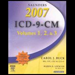 Saunders 2007 ICD 9 CM, Volumes 1, 2 & 3 with 2007 HCPCS Level II and CPT 2007 Professional Edition Package