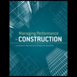 Managing Performance in Construction