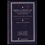 American Indian Law 2008 Supplement