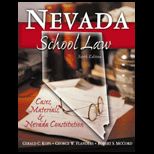 Nevada School Law  Cases and Materials